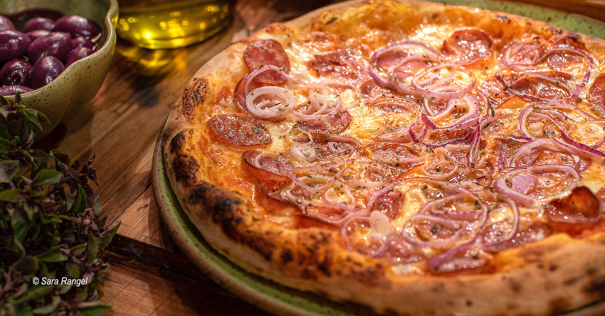 O sabor das tradicionais pizza italianas, com massa de fermentação natural