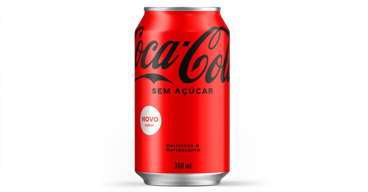 Nova Coca-Cola Sem Acar chega ao Brasil
