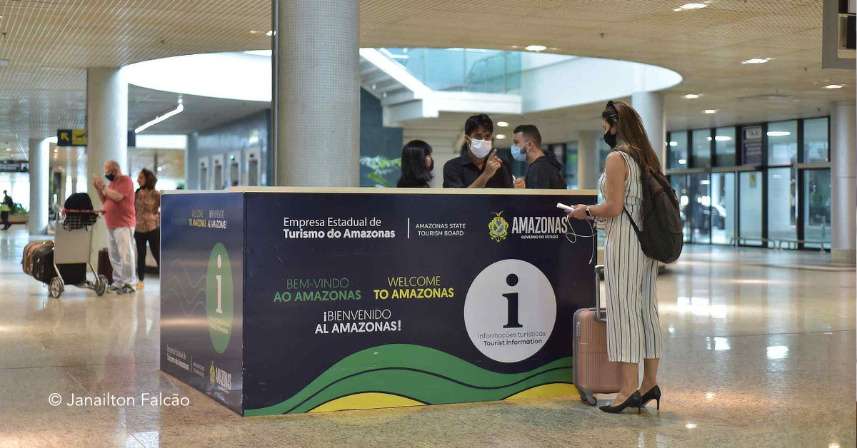 Amazonastur reativa Centro de Atendimento ao Turista (CAT) no aeroporto de Manaus